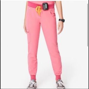 Pink medium Figs- Zamora jogger pants